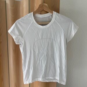 lululemon swiftly tech race short sleeve Classic White Women's Top
